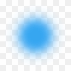 Blue Glow Light Png - Circle