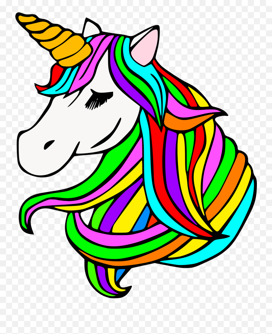 Unicorn Horses Icon - Unicorn Template Png,Unicorn Icon For Facebook