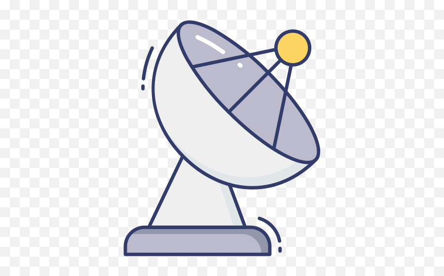 Satellite Dish - Free Communications Icons Satellite Colour Png,Dish Antenna Icon