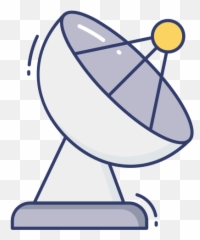 Satellite Dish - Free communications icons Colour png
