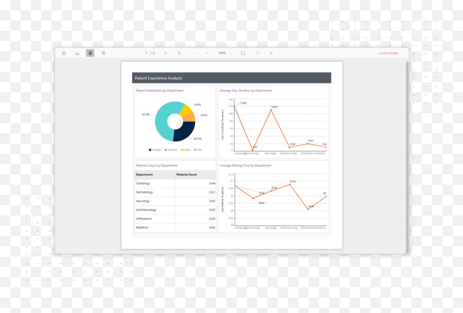 Wpf Report Viewer Reporting Tools Bold Reports - Statistical Graphics Png,Print Preview Icon