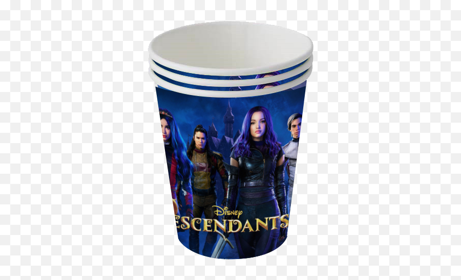 Descendants 3 Birthday Party Decorations Game Favors Theme - Birthday Party Cup Descendant Png,Descendants Mal's Icon