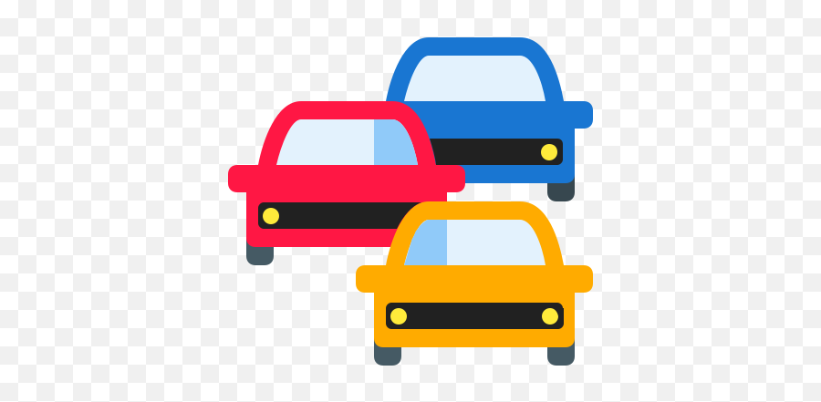 Traffic Jam Icon In Color Style - Traffic Jam Png,Jam Icon