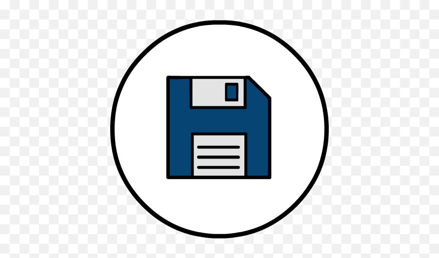 Filefloppy - Diskiconwhitebackgroundbluepng Wikimedia Floppy Disk,Icon A5!