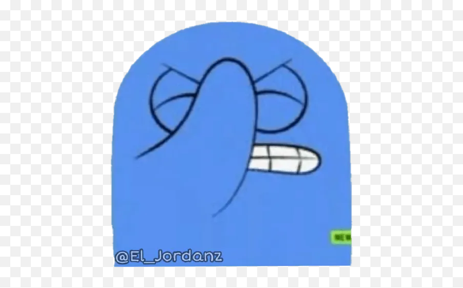 Bloo Stickers For Whatsapp - Drawing Png,Fosters Home For Imaginary Friends Icon