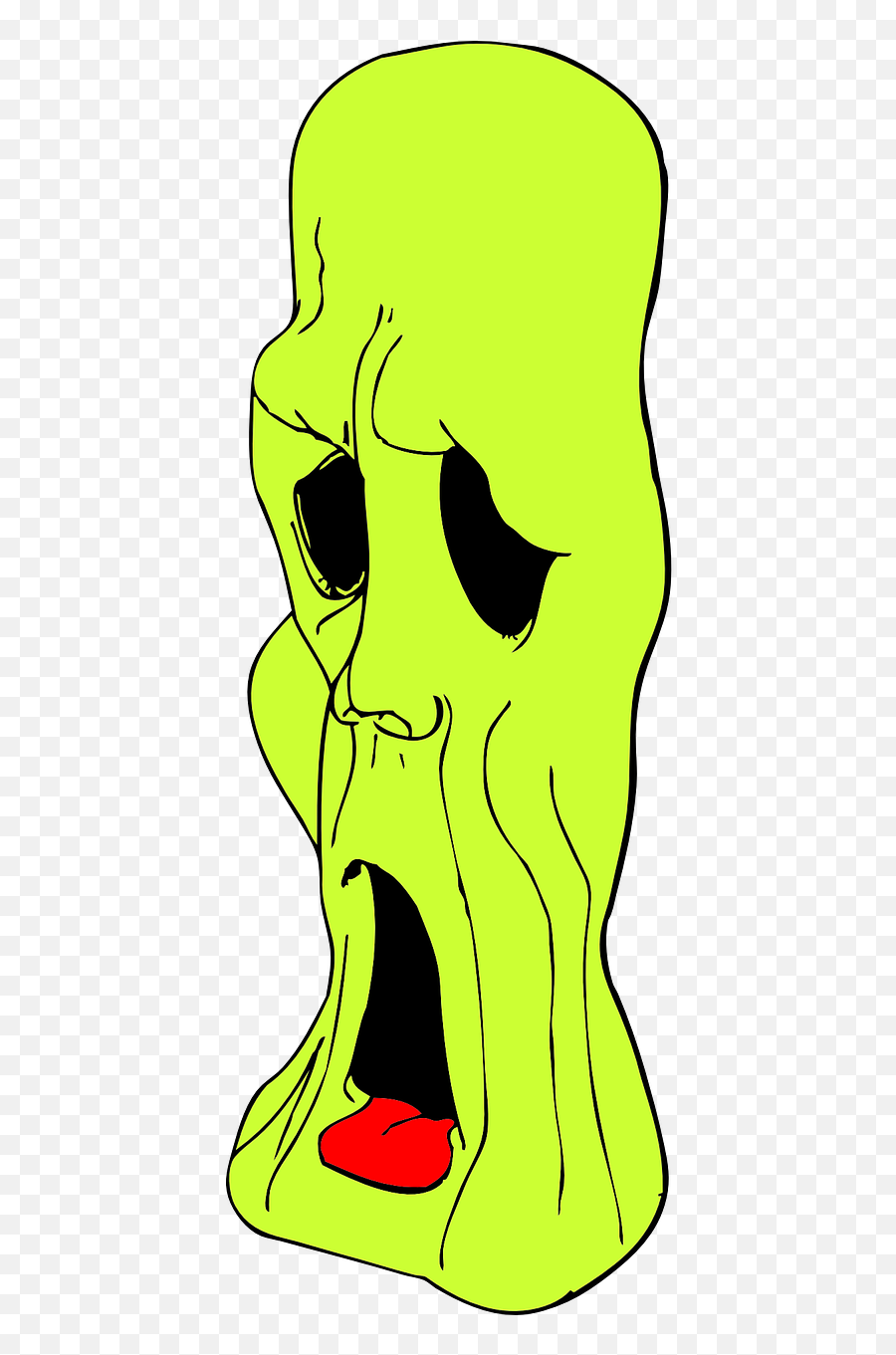 Mask Yellow Ghoul - Ghoul Clip Art Png,Ghoul Png