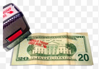 Trump Stamp - 20 Dollar Bill 2019 png
