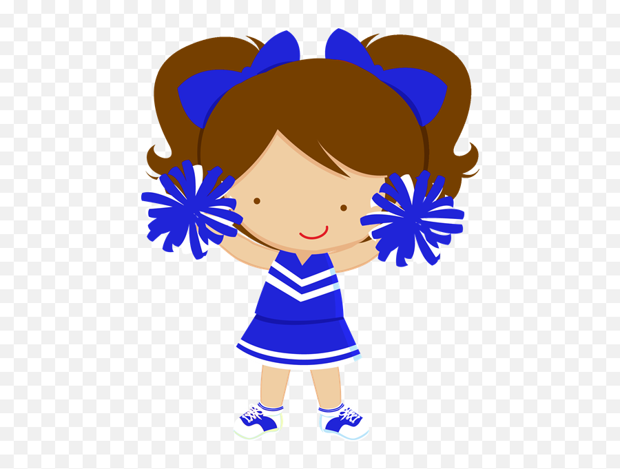 Cheerleader Transparent Png Clipart - Blue Cheerleader Clipart,Cheerleaders Png