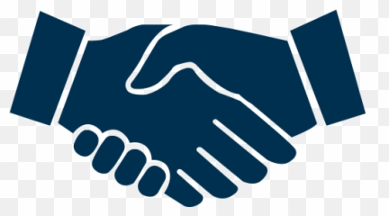 Download Handshake Icon - Graphic PNG Image with No Shaking Silhouette