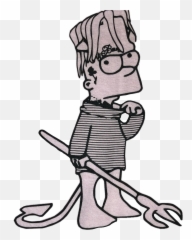 Hellboy Lilpeep Superrradical Liltracy Freetoedit - Hellboy Lil Peep Logo Png