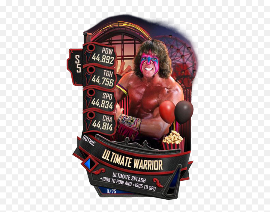 Ultimate Warrior - Wwe Supercard Season 1 Debut Wwe Wwe Supercard Royal Rumble Alexa Bliss Png,Ultimate Warrior Png