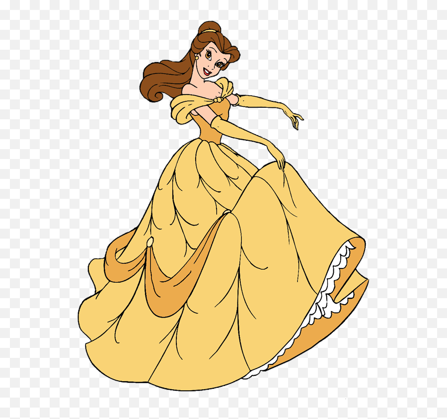 Belle Clip Art 4 Disney Galore Png Transparent