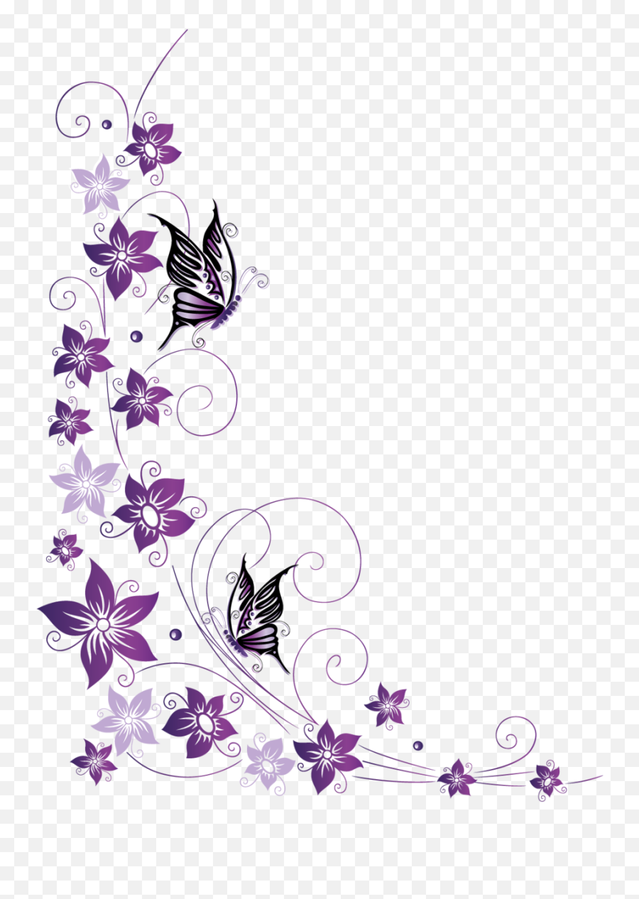 Butterfly Royalty - Free Clip Art Butterfly Border Png Flowers And Butterflies Vector,Butterfly Outline Png