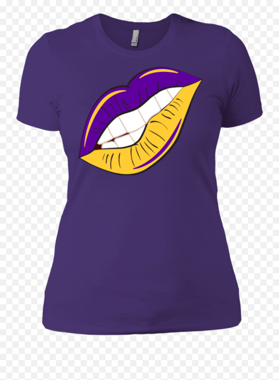 Purple And Gold Lips Slim Fit U2013 Moneymikesstore - Gucci Shirt Women Rabbit Png,Gold Lips Png