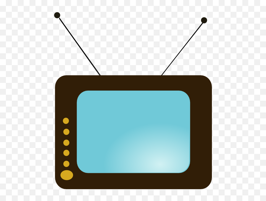 Tv No Remote Clip Art - Vector Clip Art Online Tv Set Png,Crt Tv Png