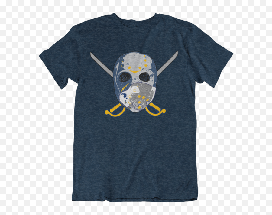 New York Jason Mask Navy Tri - Blend T Shirt U2013 Teague And Co Png,Jason Mask Png