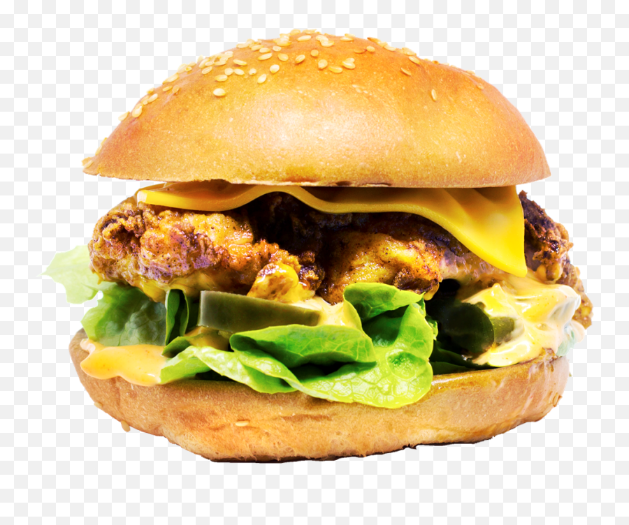 Download The Spicy Bird - Cheeseburger Full Size Png Image Cheeseburger,Spicy Png