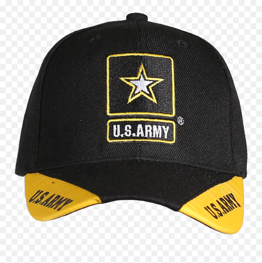 08555 - Us Army Star Logo Caps 3way Style Blackgold Army Sharp Program Png,Army Star Png
