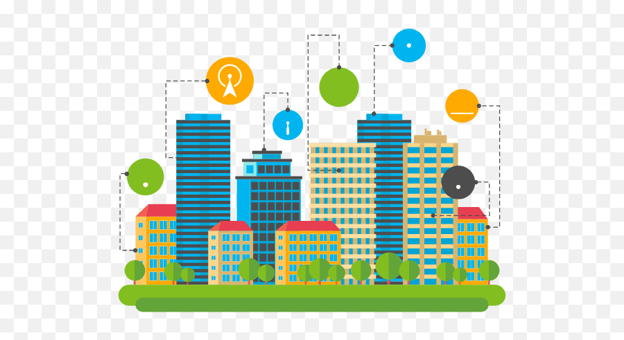 Smart City Icon Png - Template Hotspot Mikhmon,Smart Png