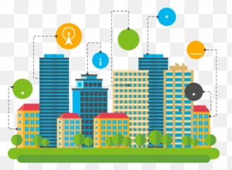 Smart City Icon Png - Template Hotspot Mikhmon,Smart Png