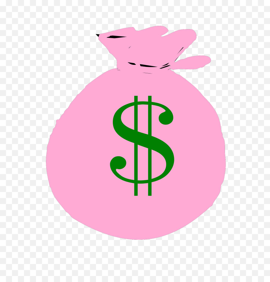Dollar Sign Clip Art Hd Png - Transparent Background Dollar Sign Clipart,Money Bag Emoji Png