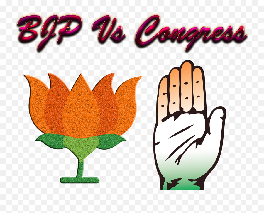 Bjp Vs Congress Png Free Image Download Logo