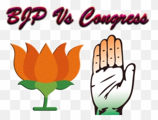 Bjp Vs Congress Png Free Image Download