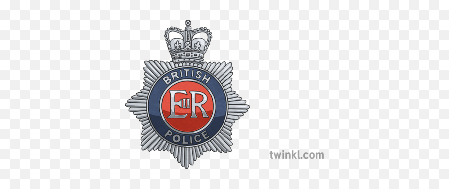 British Police Badge 1 Illustration - Police Badge Uk Template Png,Police Badge Transparent