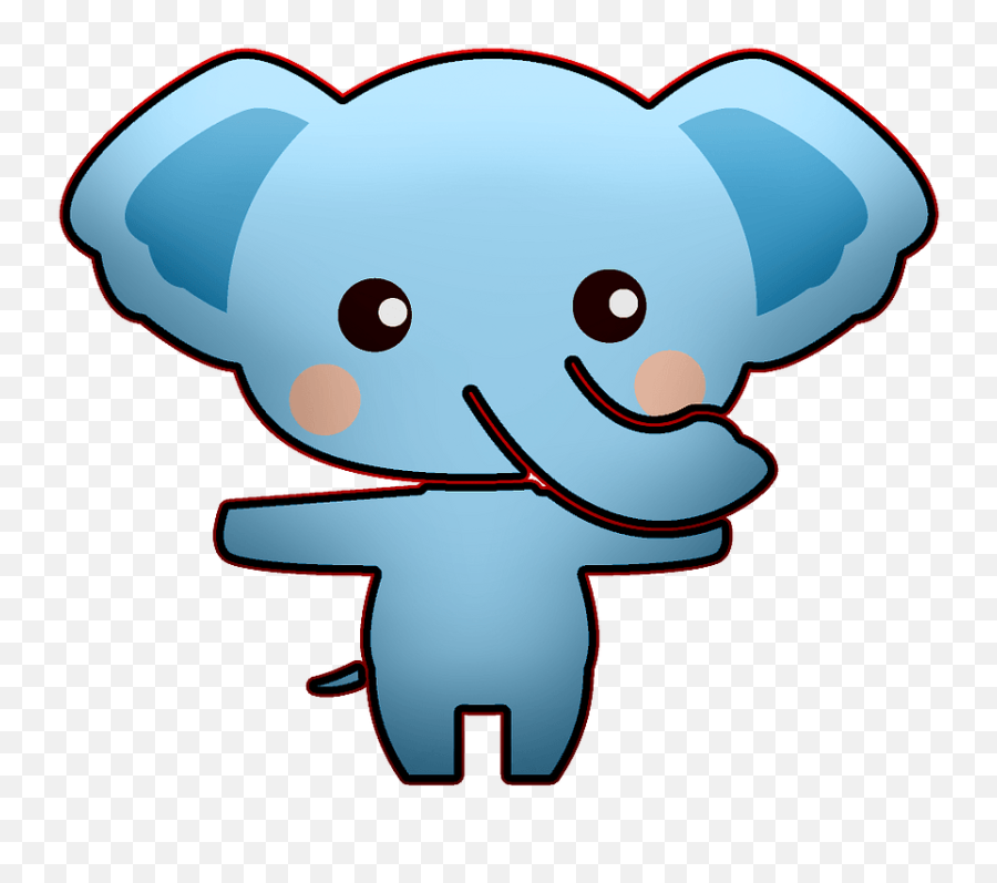 Cute Elephant Clipart Free Download Transparent Png - Cute Transparent Cute Elephant Cartoon Png,Elephant Clipart Png
