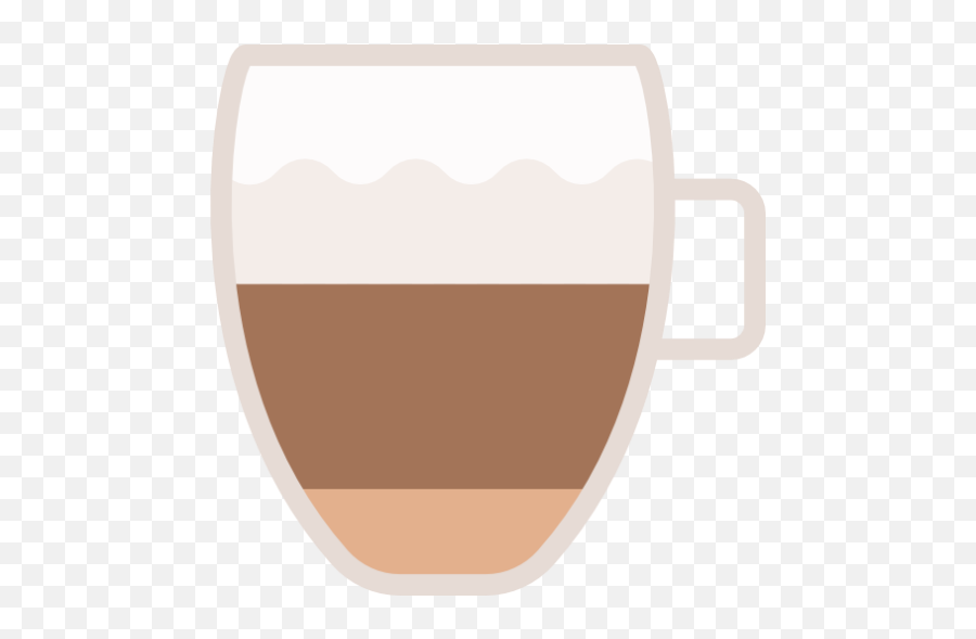 Coffee Latte Macchiato Free Icon Of - Latte Macchiato Icon Png,Latte Png