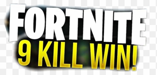 Fortnite Win Con 9 Kills Sticker - Logo Png