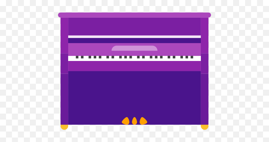 Piano - Purple Piano Transparent Png,Piano Transparent Background