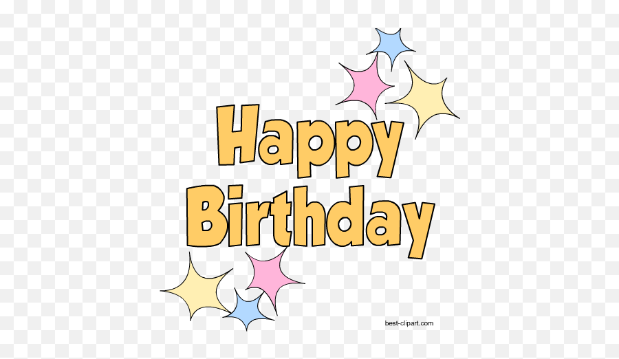 Free Birthday Clip Art Images And Graphics - Dot Png,Happy Birthday Png Images