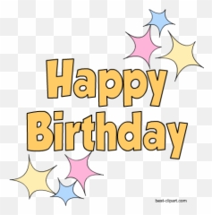 Free Birthday Clip Art Images And Graphics - Dot Png,Happy Birthday Png Images