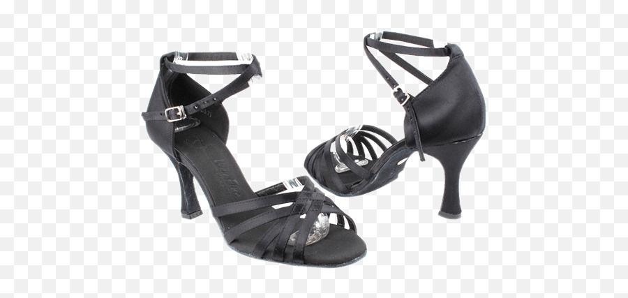 Sera2613 Black Satin - Open Toe Png,Heel Png