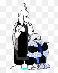 Monofell Sans And Toriel - Sans And Toriel Gif Png,Toriel Transparent