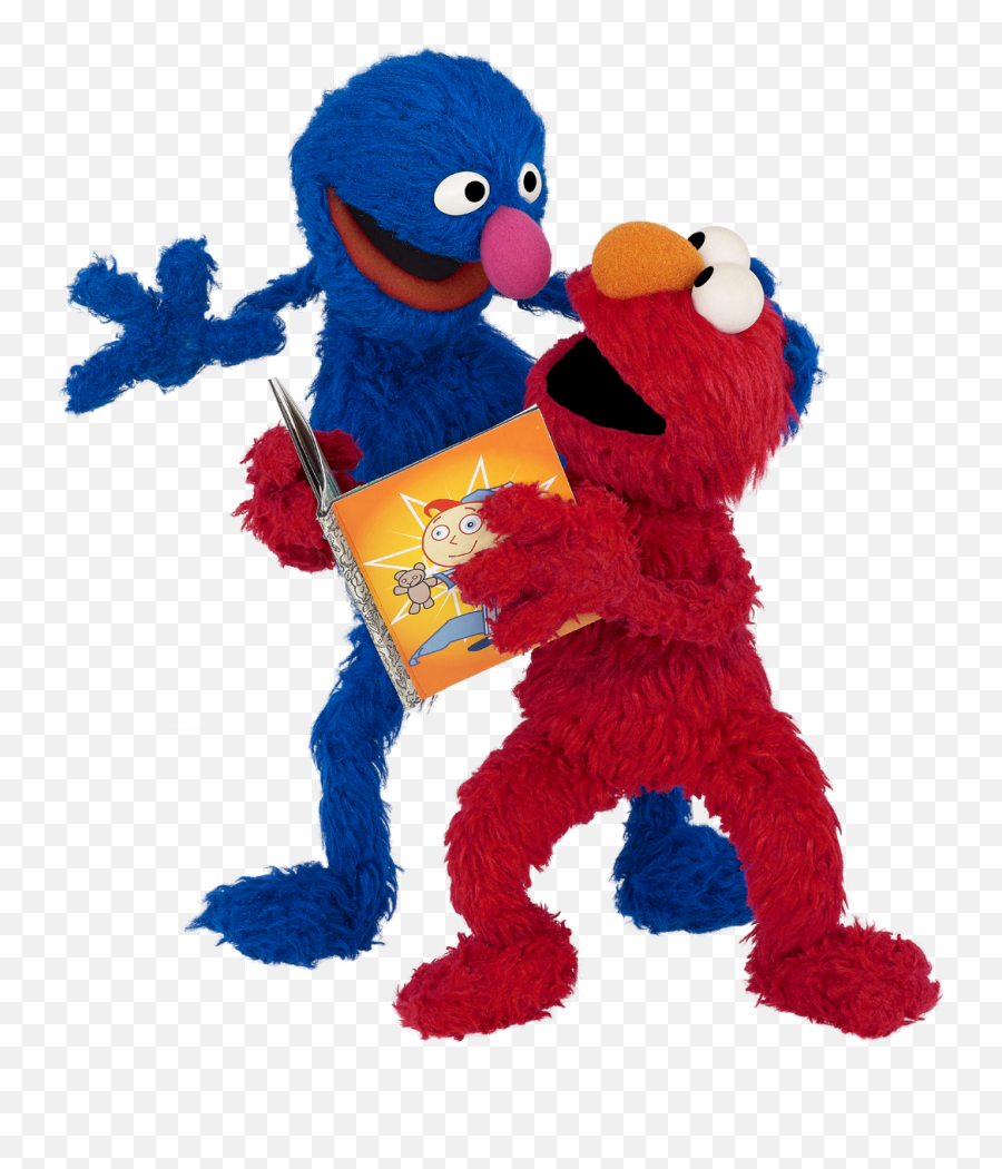 Grover And Elmo Reading - Elmo And Grover Png,Grover Png