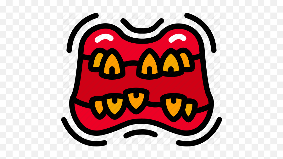 Dead Evil Halloween Mouth Teeth - Happy Png,Evil Mouth Png