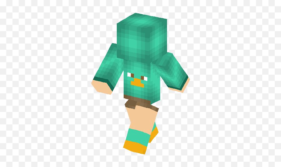 Perry The Platygirl Skin Minecraft Skins - Brown Minecraft Girl Skin Awesome Png,Perry The Platypus Png