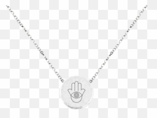 Hamsa Eye Of Protection Mantra Necklace U2013 Article22com - Solid Png,Hamsa Png