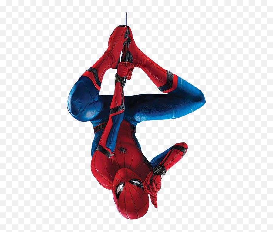 Download Spider Man Homecoming By - Spiderman Hanging Upside Homecoming Spider Man Png,Hanging Spider Png