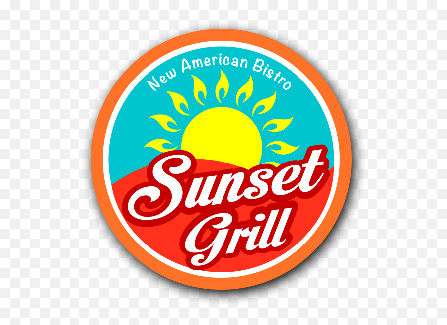 Sunset Grill - Sunset Grill Fredericksburg Tx Png,Sunset Logo