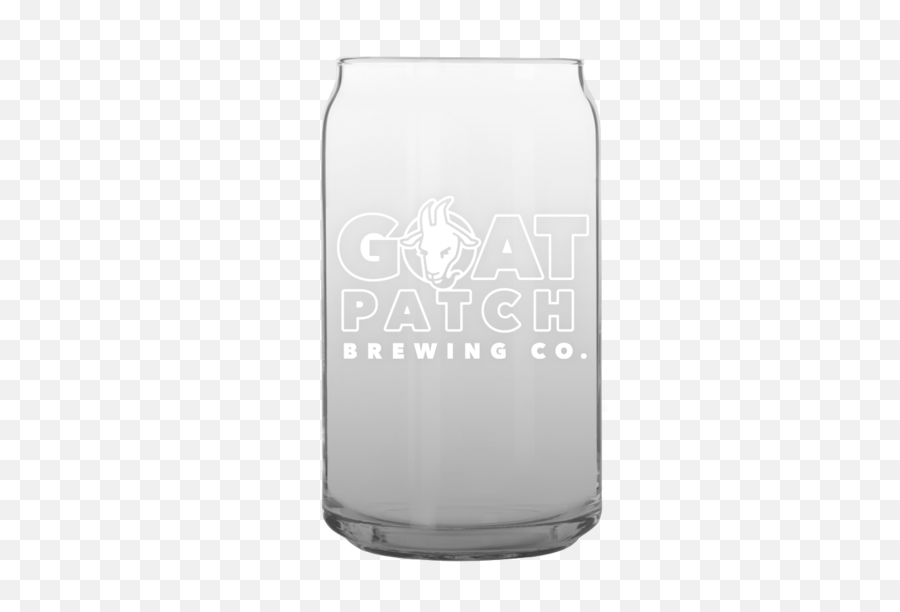 Goat Patch Beer Can Glass 16oz U2014 Colorado Springs Brewery Brewing Company Png Icon Black And White