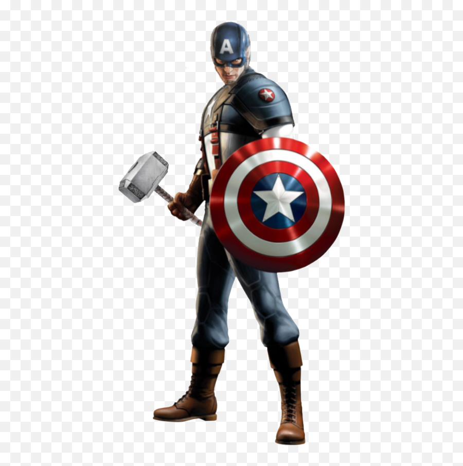Universe Cinematic Thor Captain Marvel - Captain America Marvel Avengers Png,Thors Hammer Png