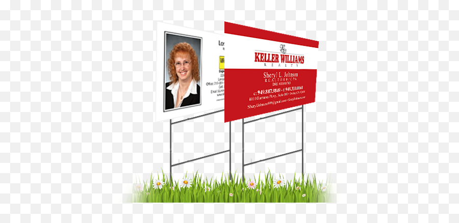Order Custom Full Color Yard Signs - Vertical Png,Icon Yardsign