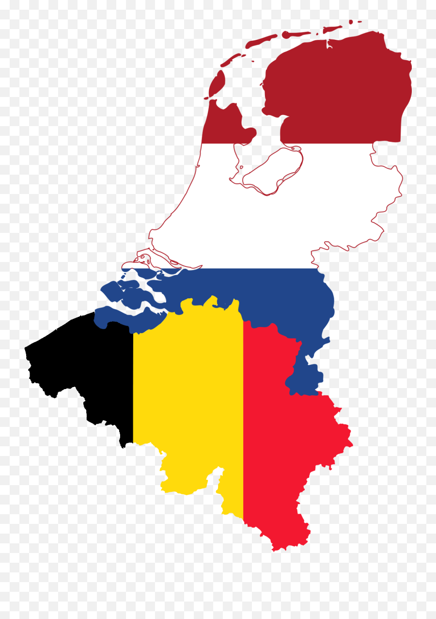 Uefa - Netherlands Flag Map Png,Belgium Flag Png