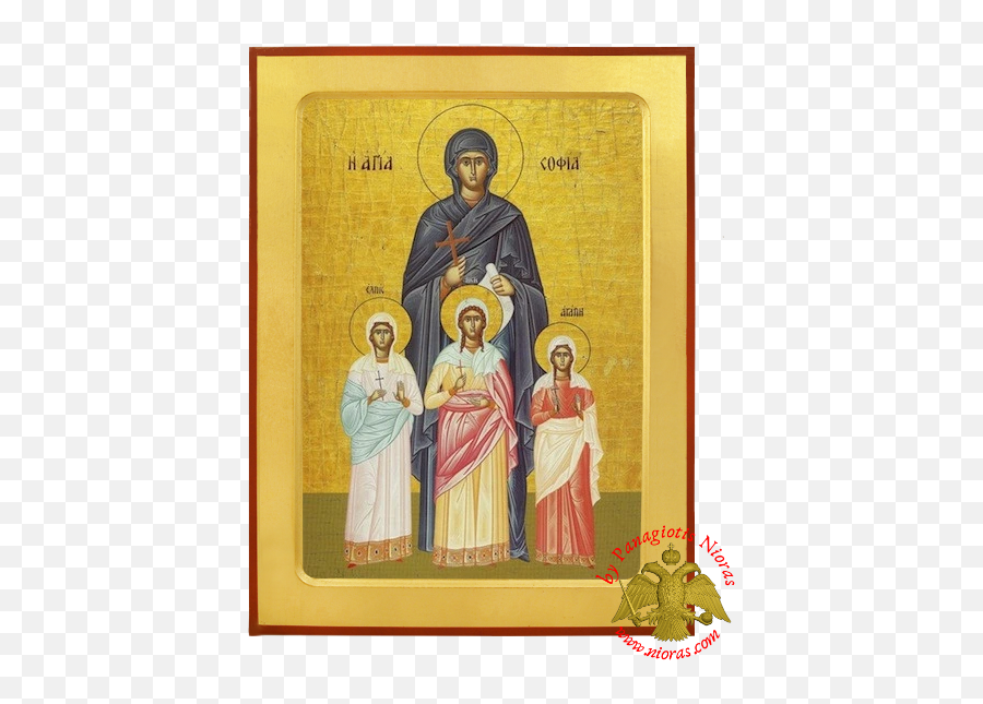 Byzantine Icons Christos Anesti From Our Orthodox Family - Cave Of Agia Sofia Png,Icon St Isaac Syria