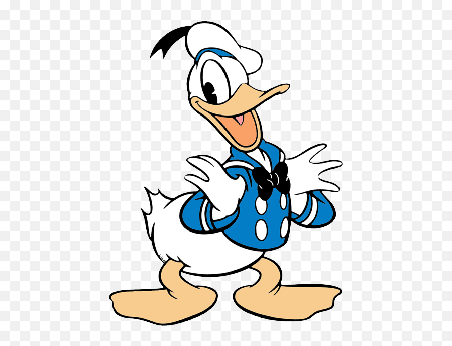 Donald Duck Clipart - Classic Original Donald Duck Png,Duck Clipart Png