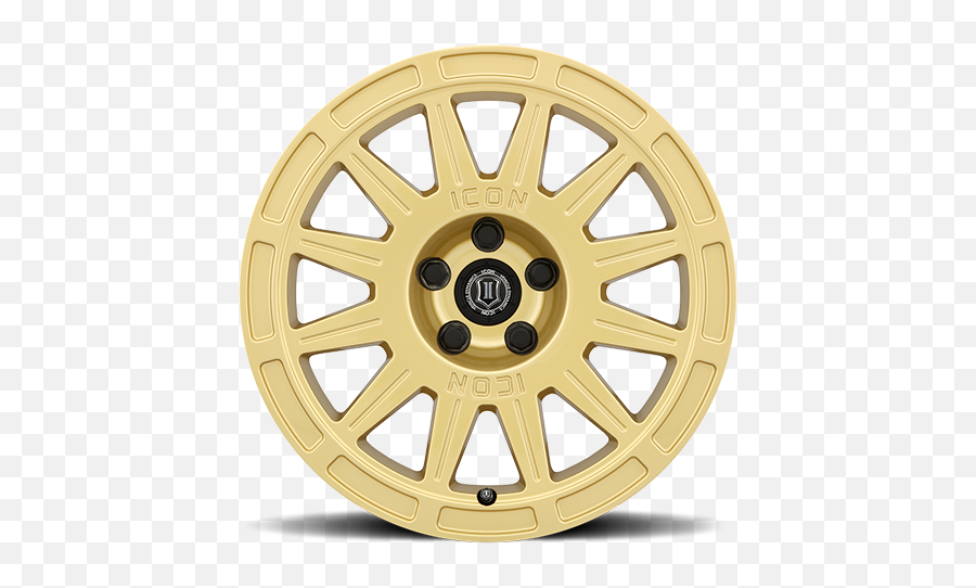 15x7 Icon Alloy Ricochet Gloss Gold - Rim Png,Icon Jeep Rebound Wheels