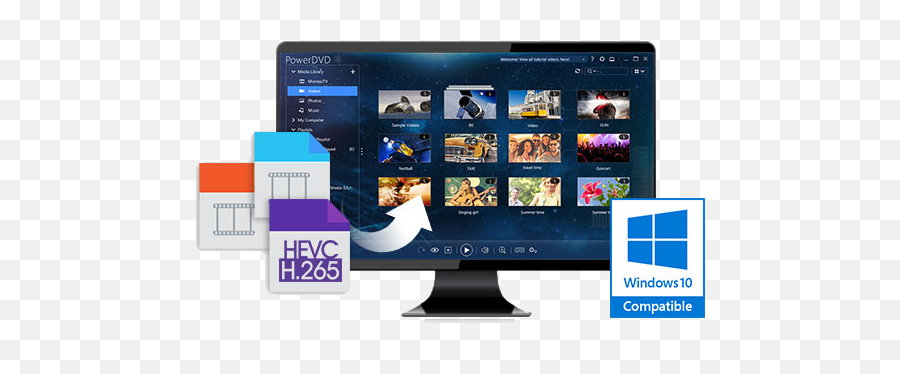 Play Blu - Ray Dvd And Edit Video On Windows 10 Pc Windows 8 Compatible Png,Window Media Center Icon
